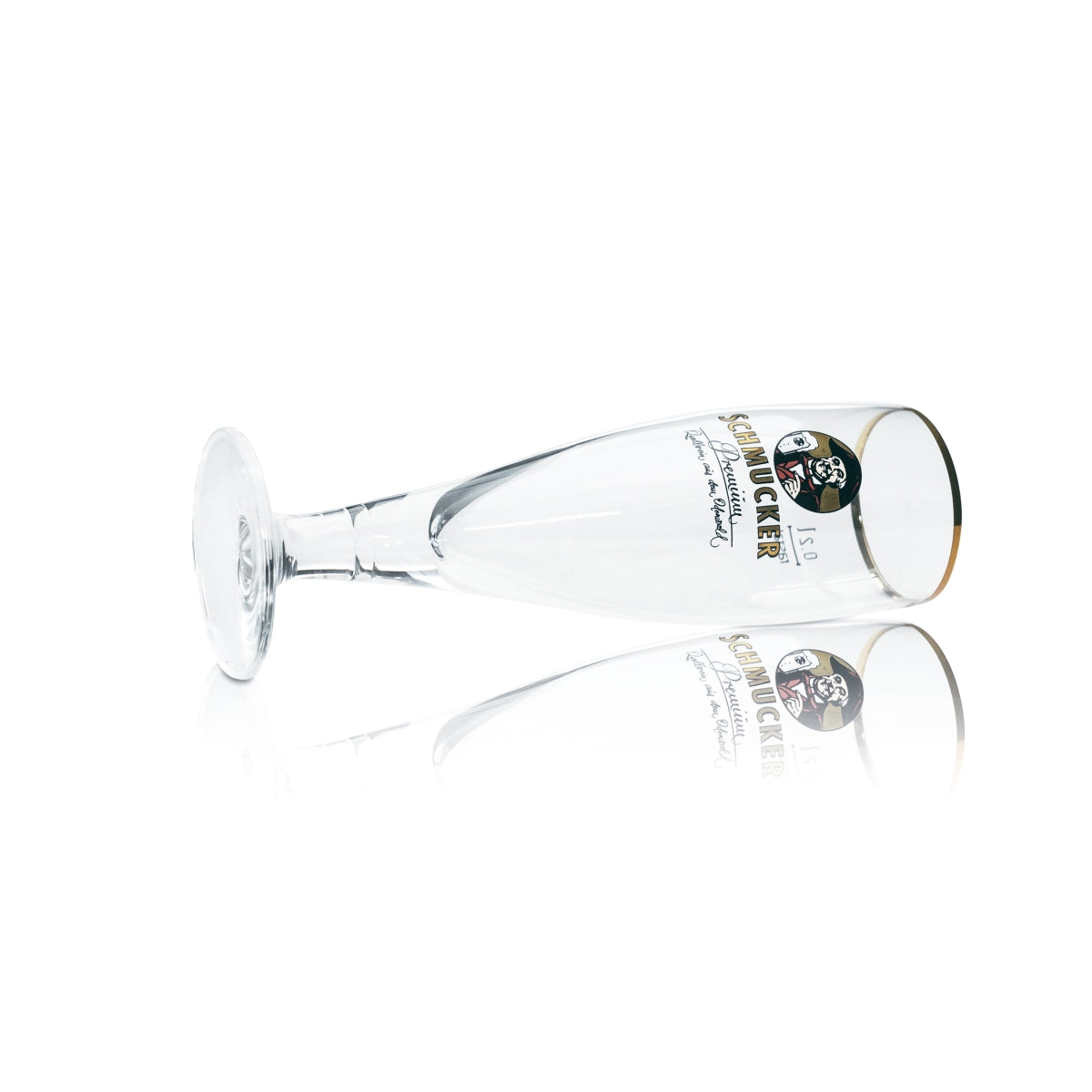 6 bicchieri da birra decorativi 0,2 l a forma di coppa con bordo dorato Premium Pils Gastro Bar – Vista 5