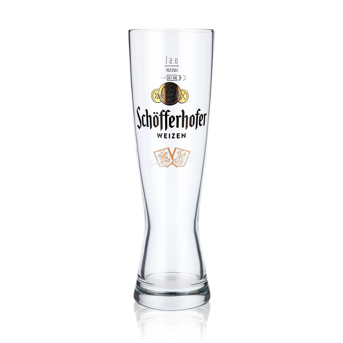 6 bicchieri da birra Schöfferhofer da 0,5 l Bicchiere da birra bianca "Spritzig Prickelnd" Sahm – Vista 2