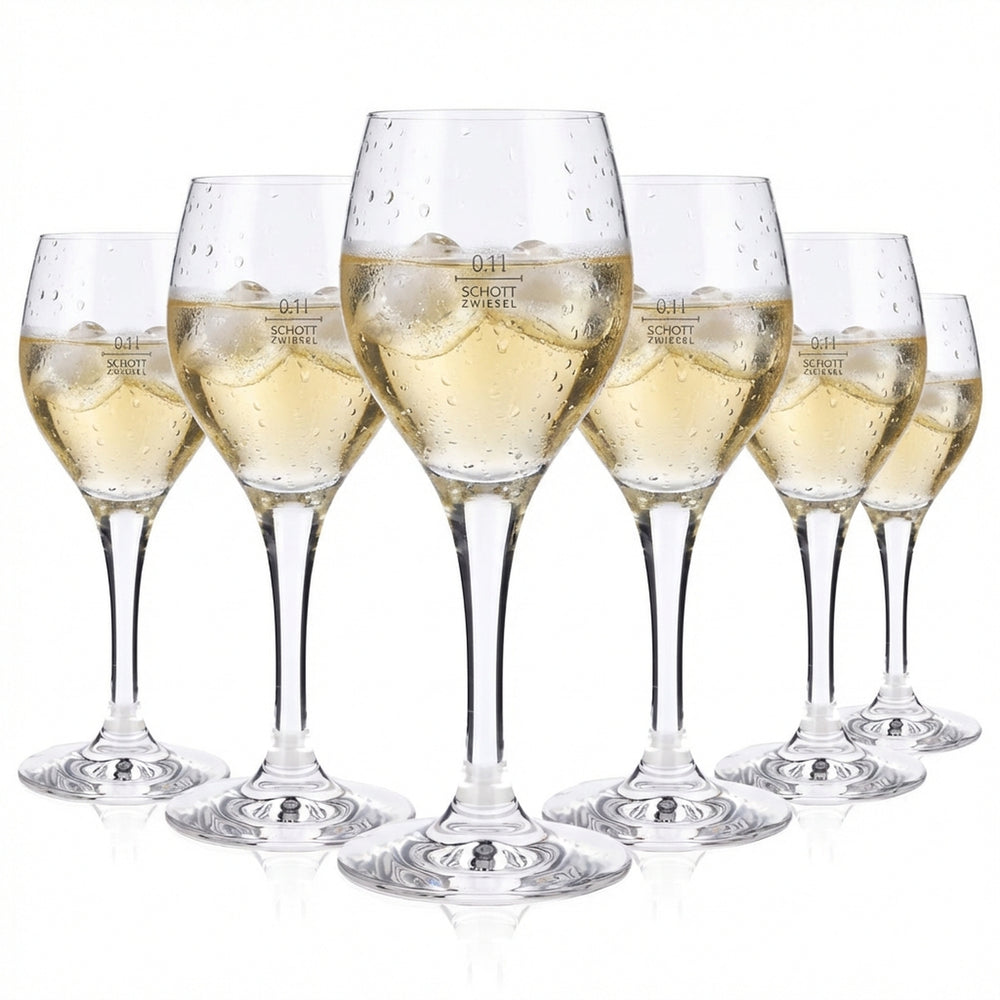 6 bicchieri da cocktail Schott Zwiesel Bicchieri con stelo 0,1 l Bicchieri a flauto