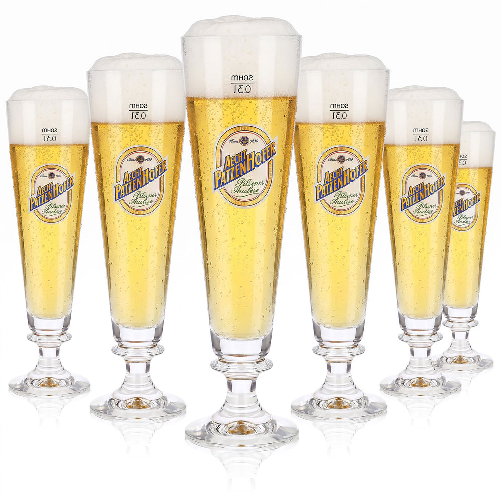 6 bicchieri da birra Schultheiss da 0,3 l, modello "Sahm Pescara" (set da 6)