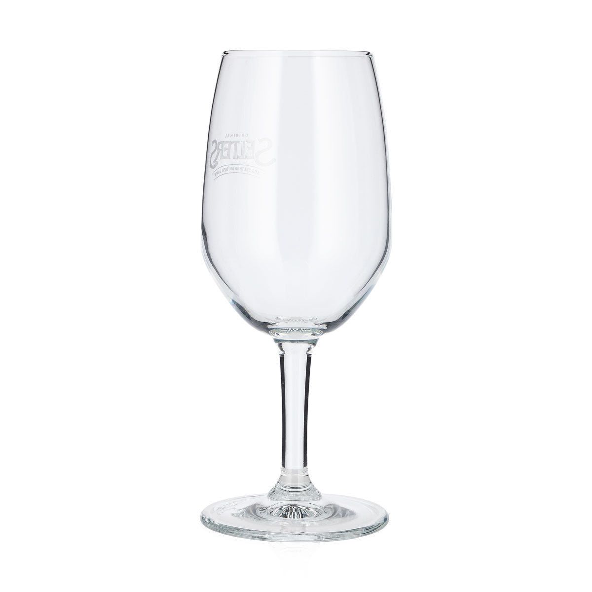 6 bicchieri da acqua Selters da 0,3 l, a forma di coppa, con logo bianco in rilievo (set da 6) – Vista 4
