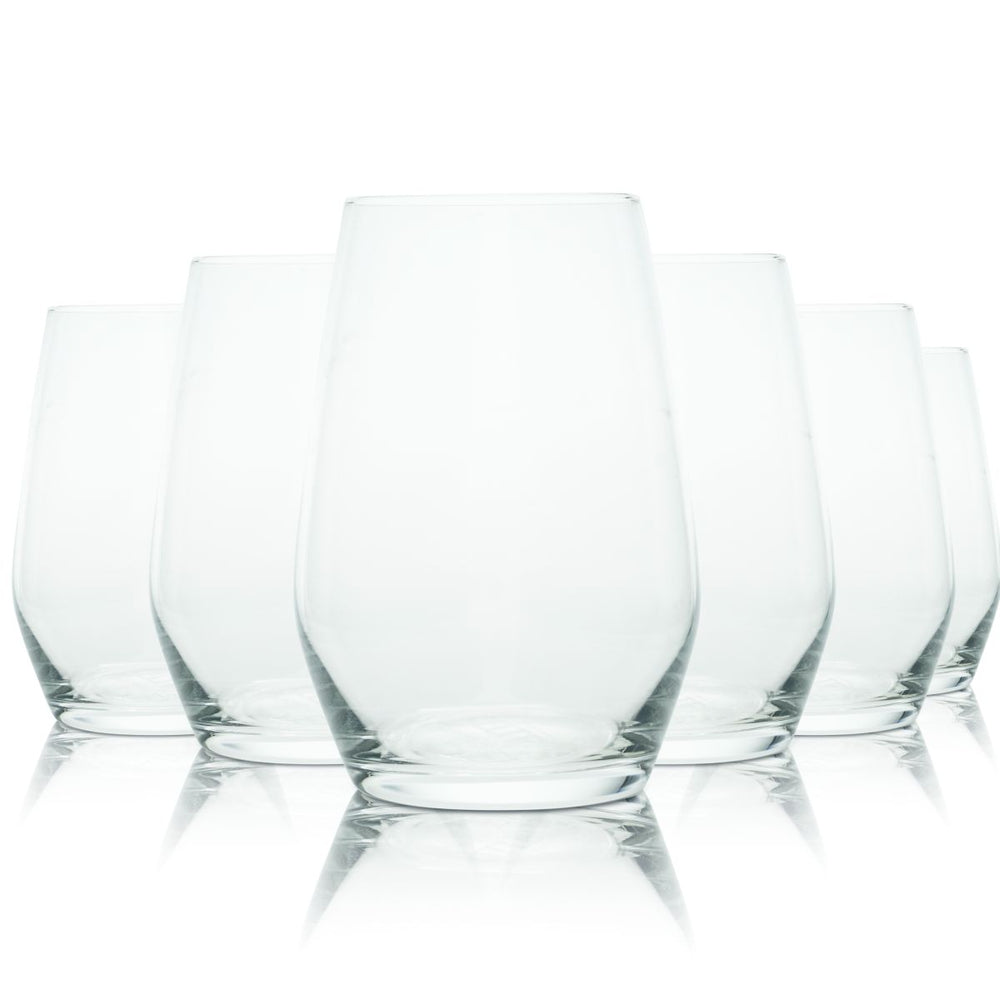 6 bicchieri tumbler in vetro Selters da 0,37 l per acqua minerale, acqua frizzante e soda