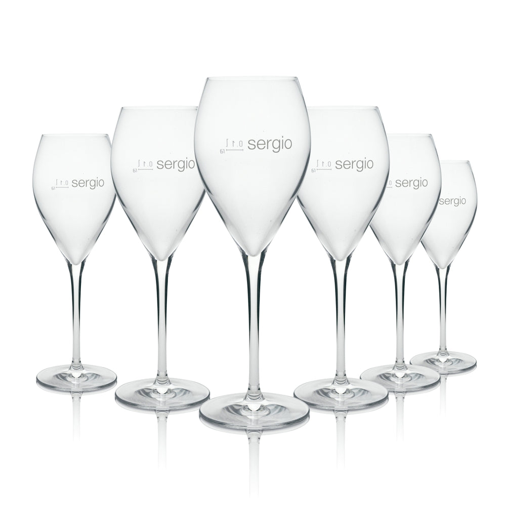 6 bicchieri da spumante Sergio 210 ml Rastal