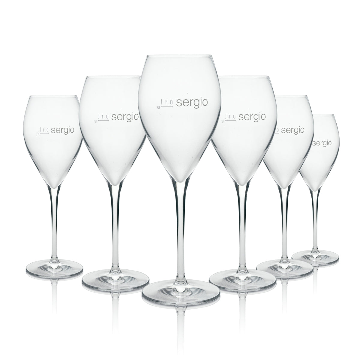 6 bicchieri da spumante Sergio 210 ml Rastal