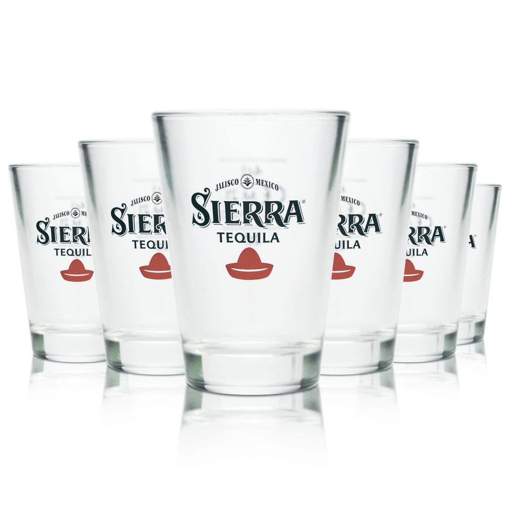 6 bicchieri da tequila Sierra 4 cl bicchieri da shot bicchieri da liquore corti calibrati per la ristorazione