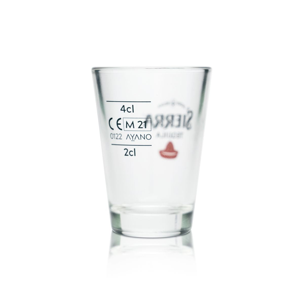 6 bicchieri da tequila Sierra 4 cl bicchieri da shot bicchieri da liquore corti calibrati per la ristorazione – Vista 3
