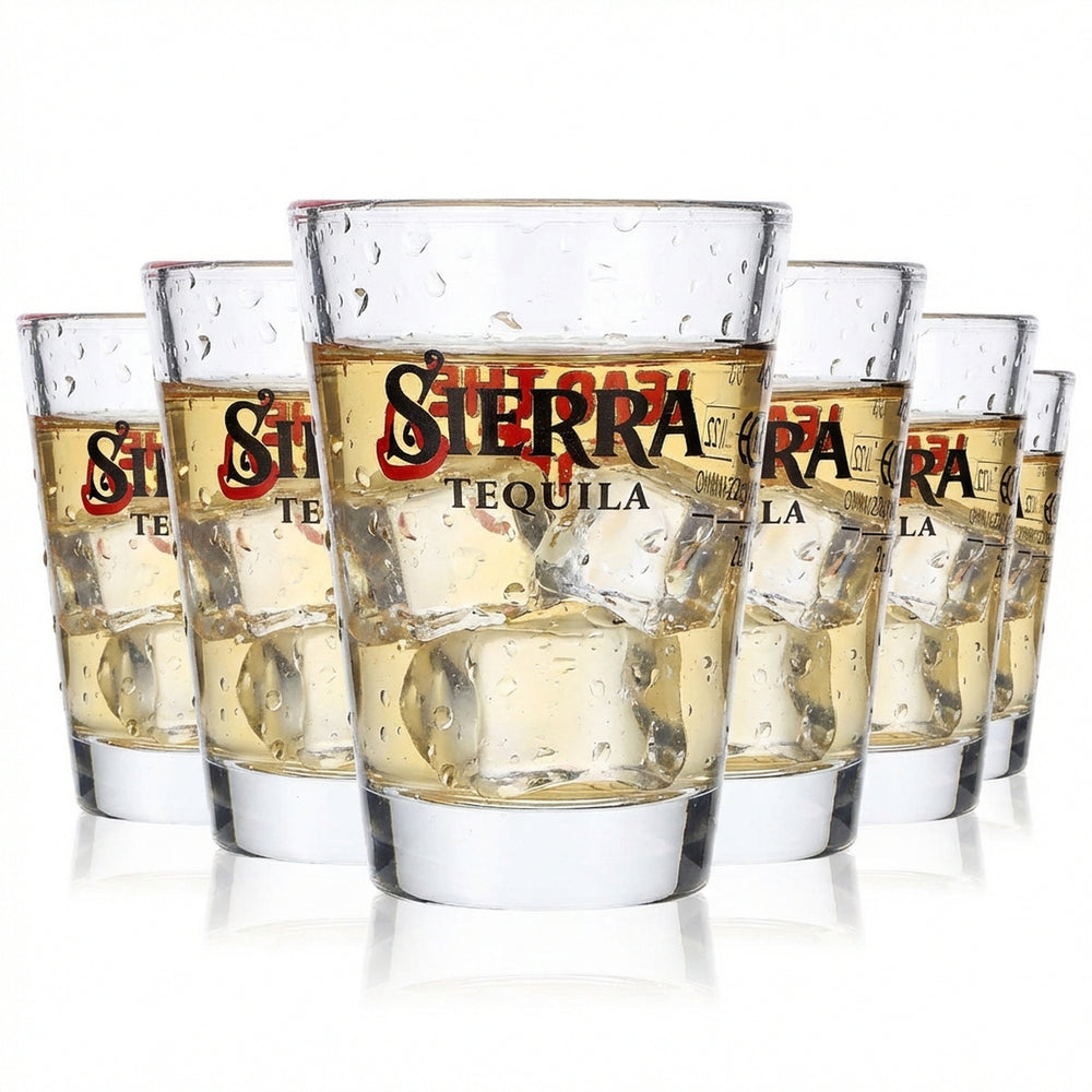 6x Sierra Tequila Bicchierino da shot Stamper Bicchierino da festa 4 cl "Lead the Party"