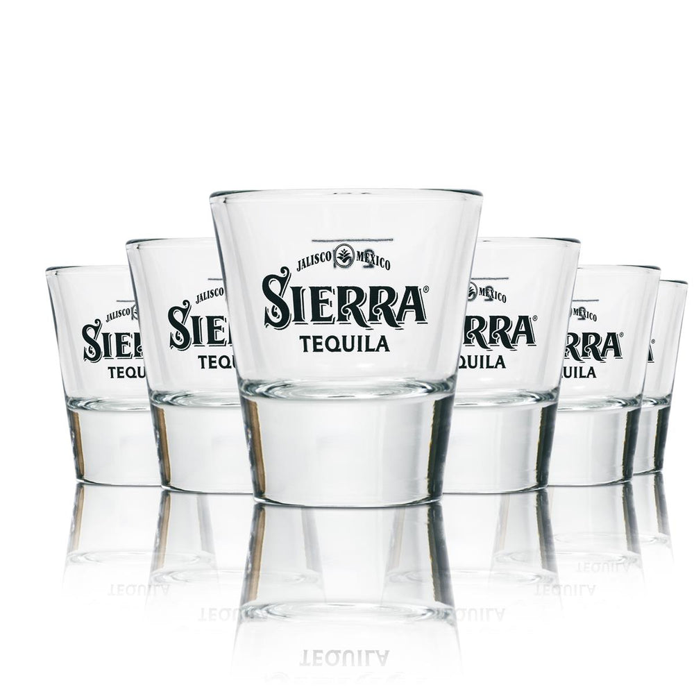6 bicchierini da tequila Sierra 2 cl – Set per gli amanti della tequila e delle feste