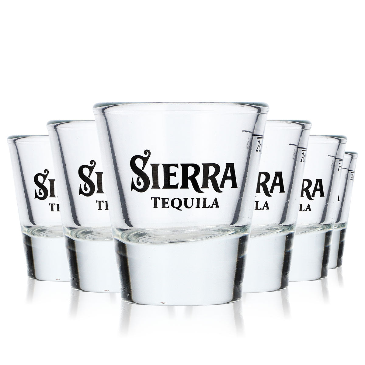 6x  Sierra Tequila Bicchiere da tequila Stamper Bicchierino corto da 2 cl solo logo