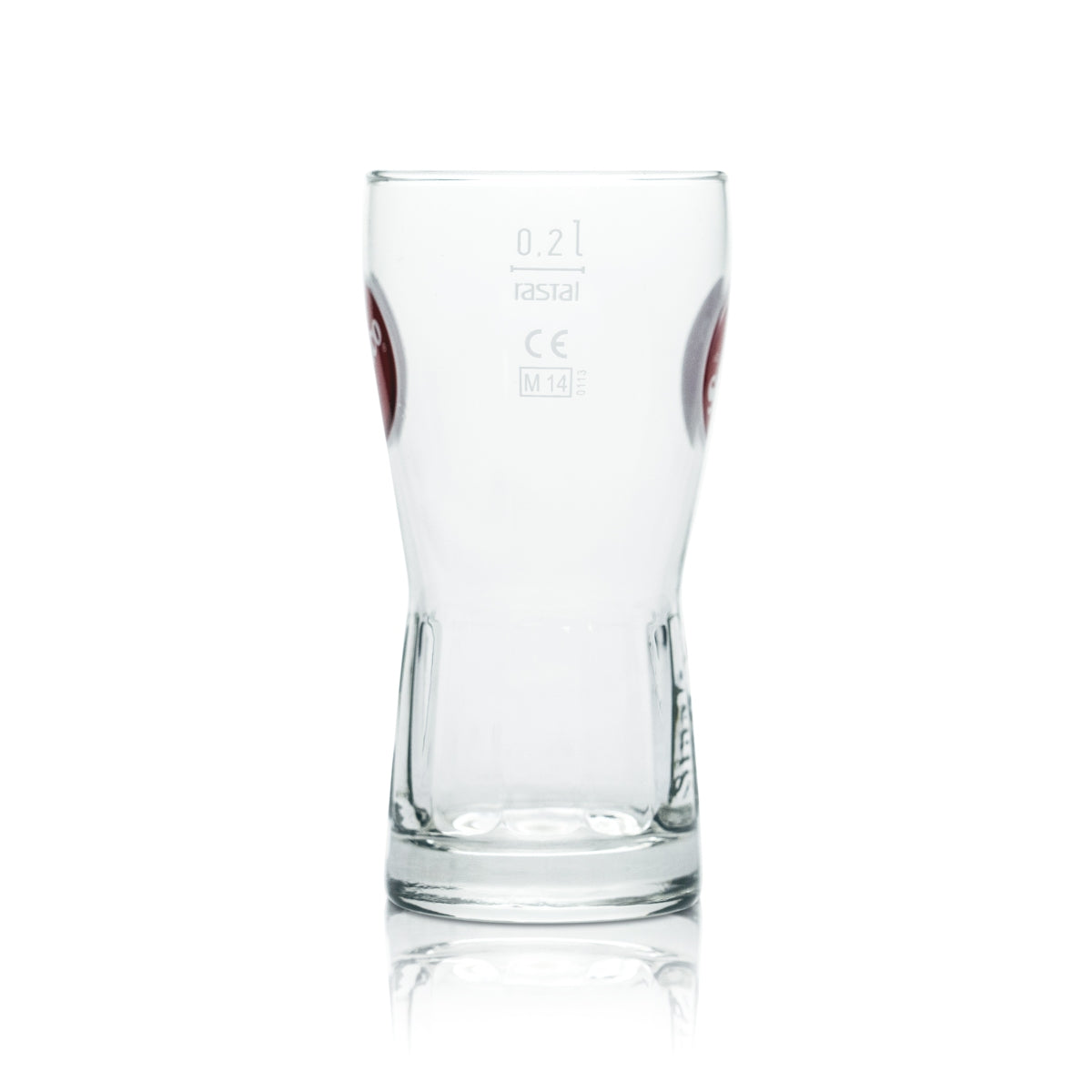 6 bicchieri Sinalco da 0,2 l con rilievo e contorno, bibite analcoliche, gastronomia, calibrati – Vista 3