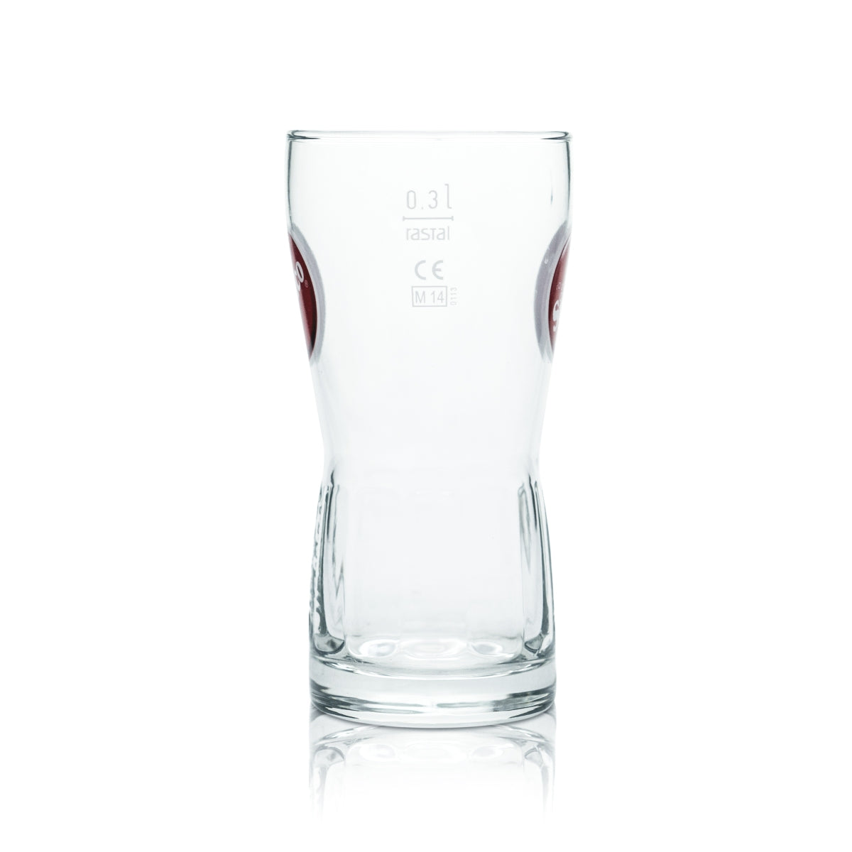 6x Sinalco  Bicchieri in vetro 0,3 l Bicchieri con rilievo Contorno Limonata Bibita analcolica Gastronomia Calibrati – Vista 3