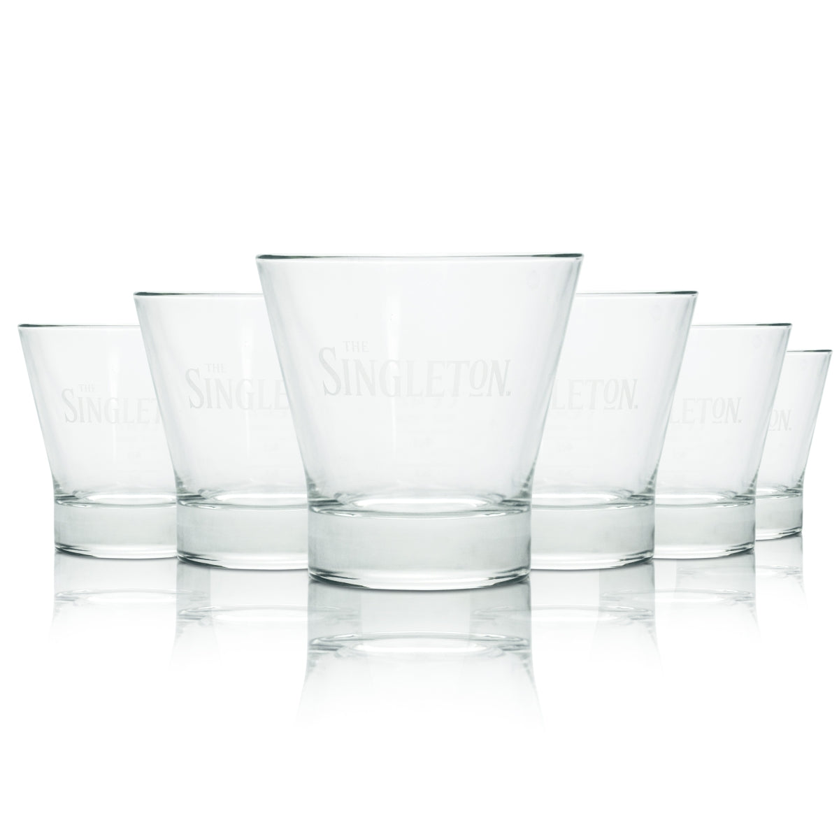6 bicchieri Singleton in vetro da 0,23 l per whisky, long drink e cocktail Dufftown Malt