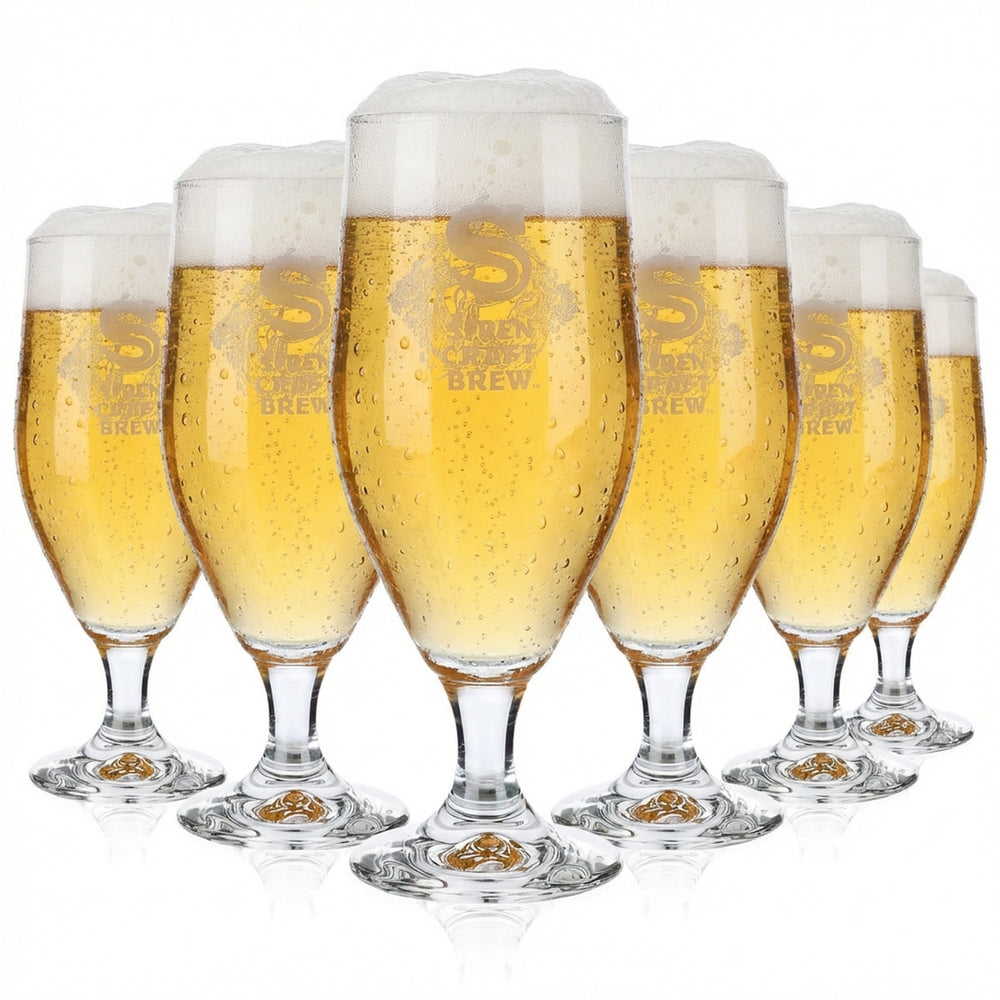 6 bicchieri da birra Siren Craft Brew da 0,3 l Bicchieri da birra Pokal Rastal