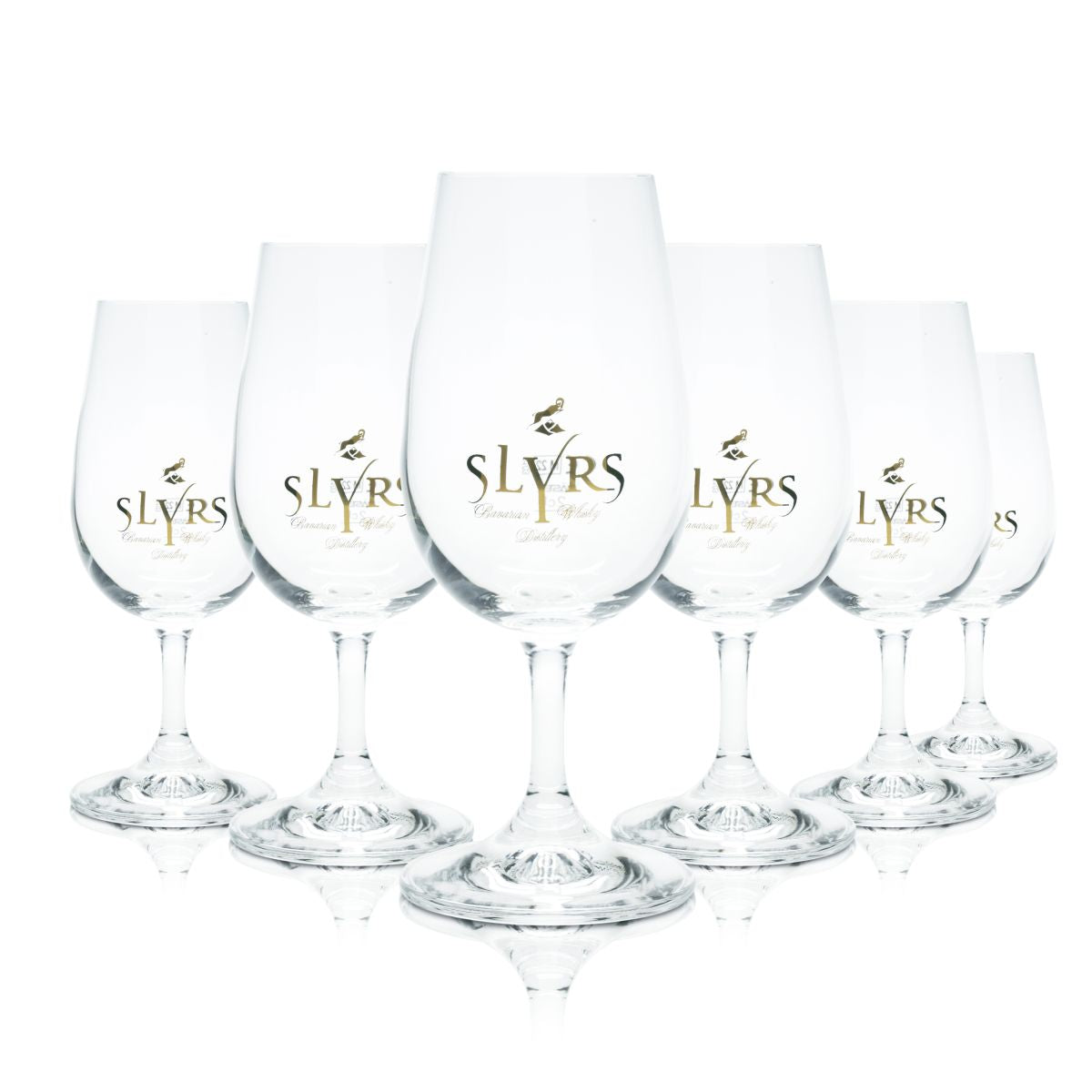 6x Slyrs Bicchiere da whisky 0,2 l Bicchiere da degustazione Bicchiere da brandy Set di bicchieri da bar