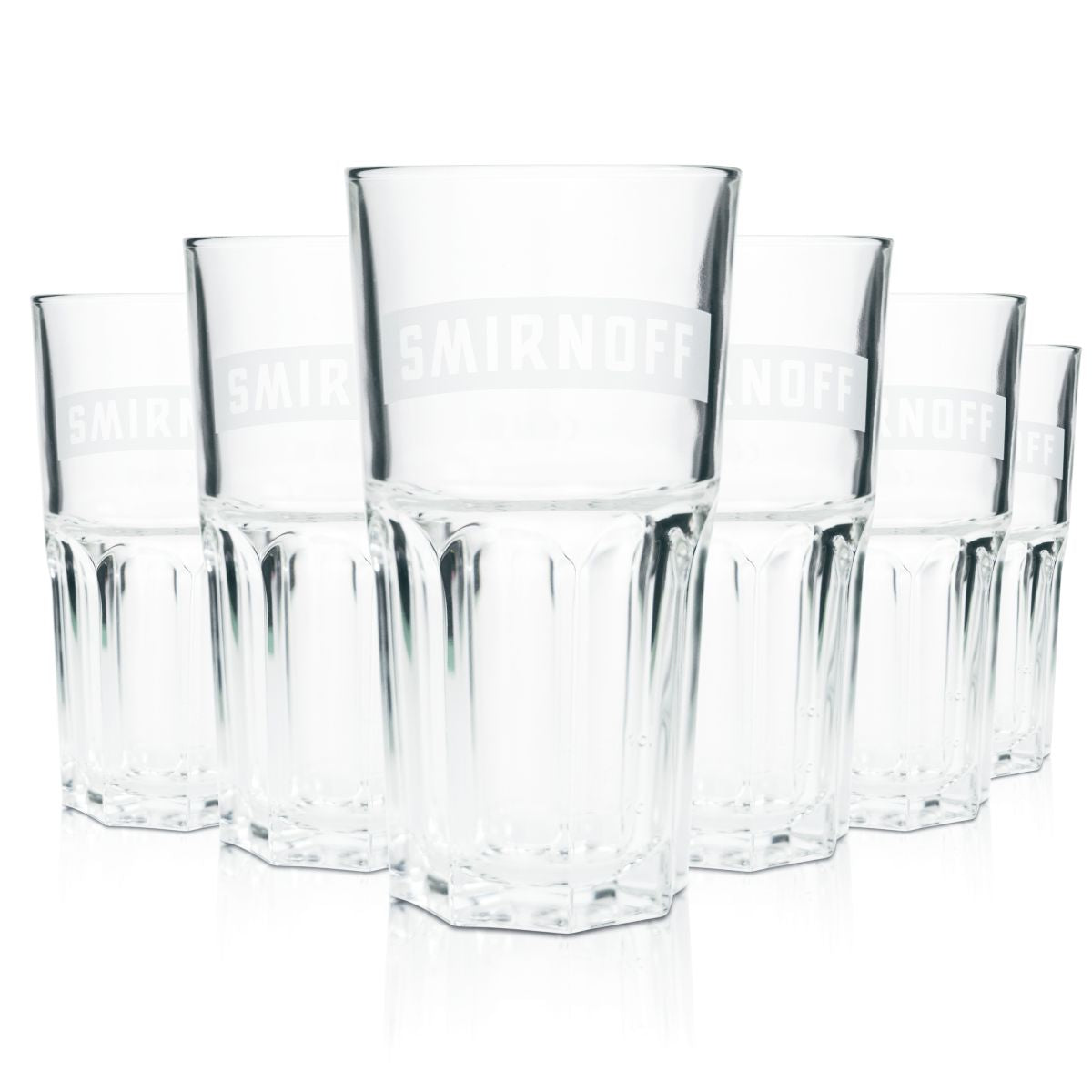 6 bicchieri Smirnoff 0,3 l bicchieri da long drink bicchieri da cocktail Vodka Moscow Mule Martini