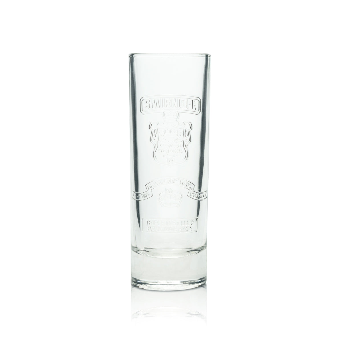 6 bicchieri da vodka Smirnoff 0,2 l bicchieri long drink con logo retrò in rilievo bicchieri da collezione – Vista 2