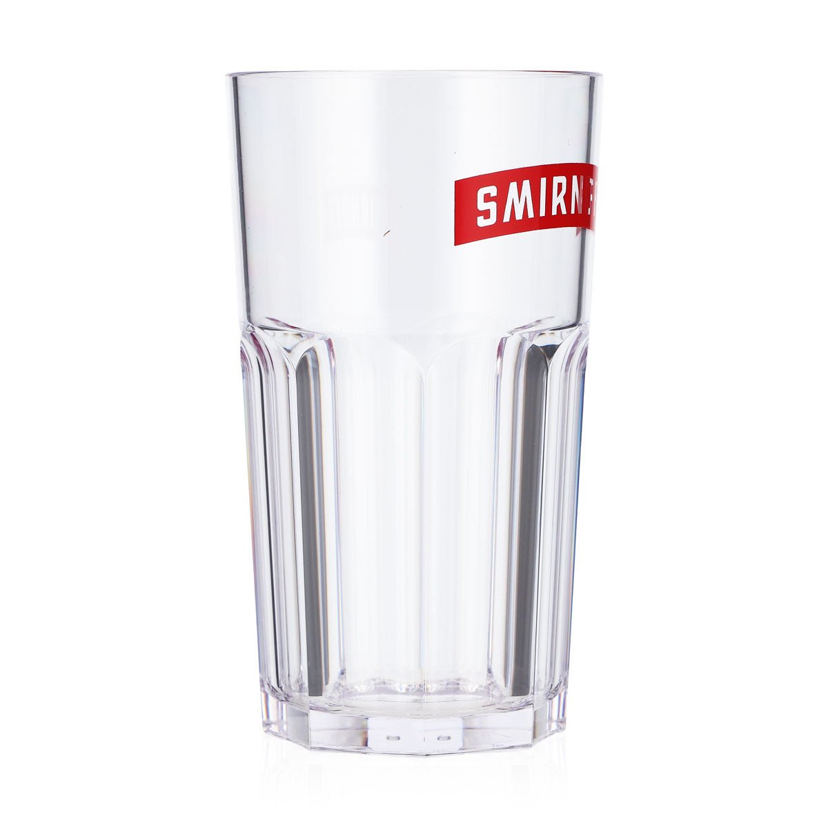 6 bicchieri riutilizzabili Smirnoff Vodka Bicchieri da festa in acrilico/plastica con logo rosso – Vista 3