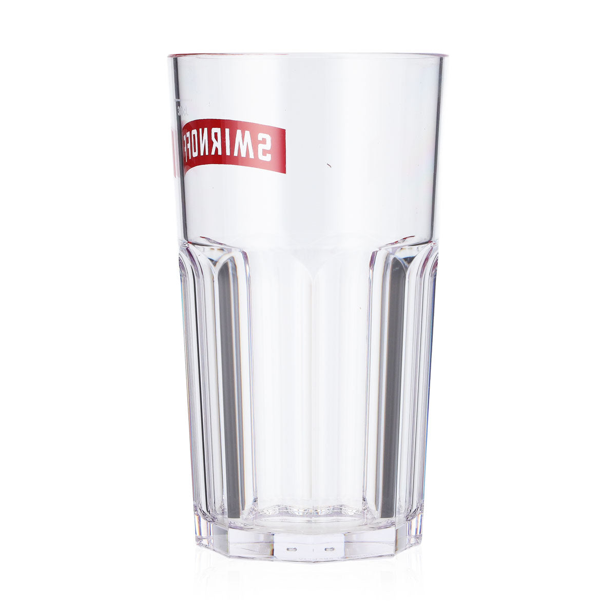 6 bicchieri riutilizzabili Smirnoff Vodka Bicchieri da festa in acrilico/plastica con logo rosso – Vista 4