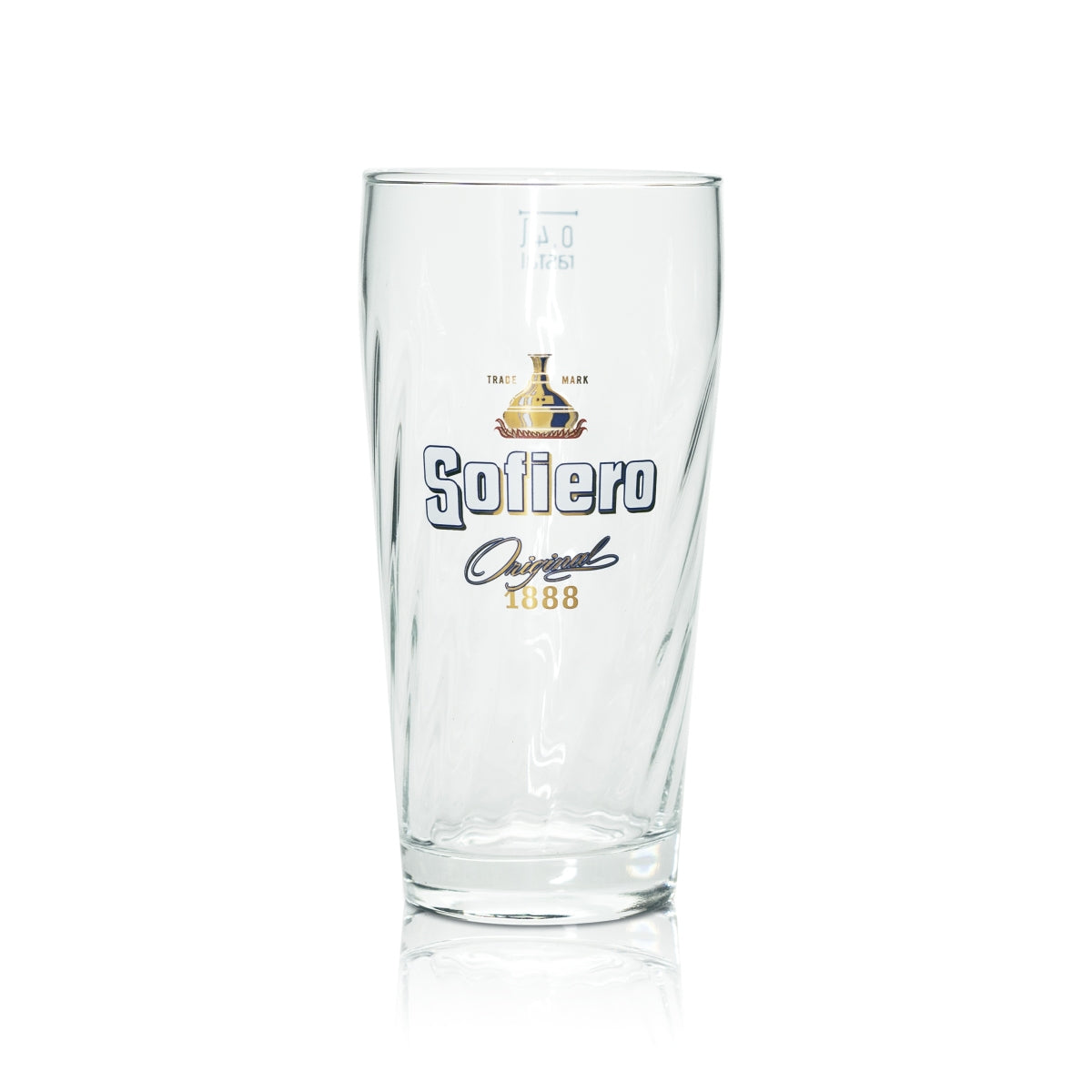6 bicchieri da birra Sofiero 0,4 l Willi Becher 1888 Bicchieri da birra forte svedese con rilievo – Vista 2