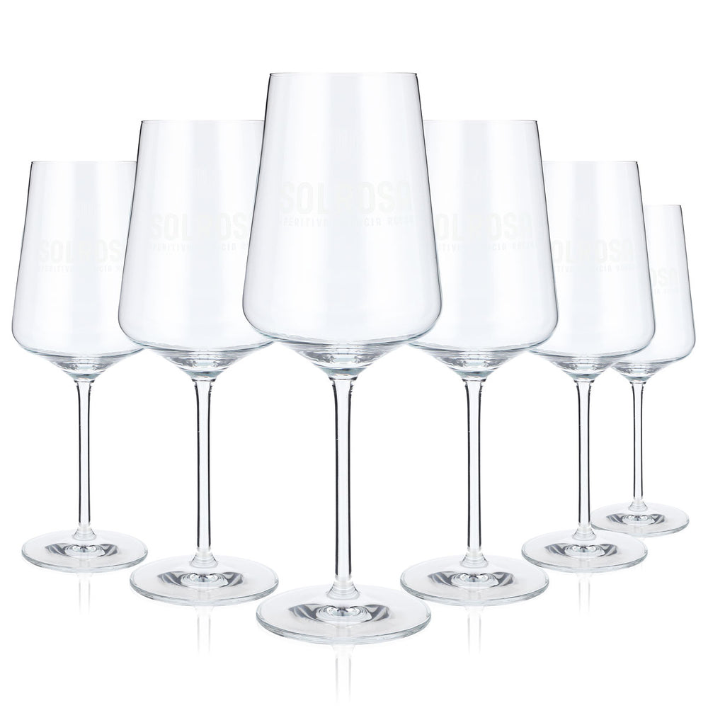 6 bicchieri da liquore Solrosa Bicchieri da spritz Bicchieri da liquore Bicchiere da vino Bicchiere 0,4 l