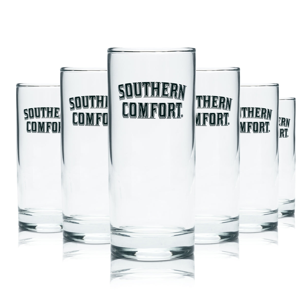 6 bicchieri da whisky Southern Comfort 0,2 l bicchieri tumbler bicchieri da bar