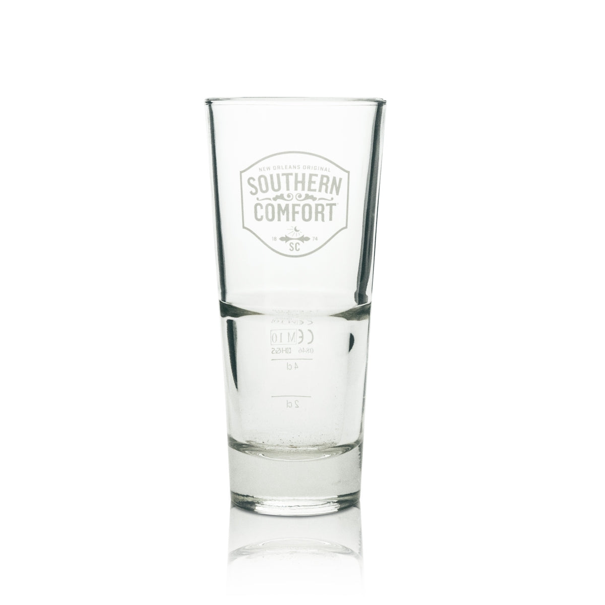 6 bicchieri da whisky Southern Comfort Longdrink con logo bianco 296 ml – Vista 2