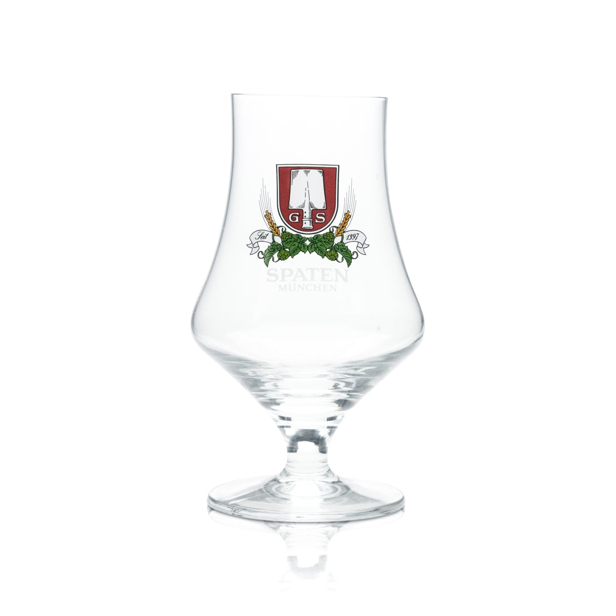 6 bicchieri da birra Tulipano in vetro da 0,4 l, forma a calice, birrificio bavarese, bar gastronomico – Vista 2