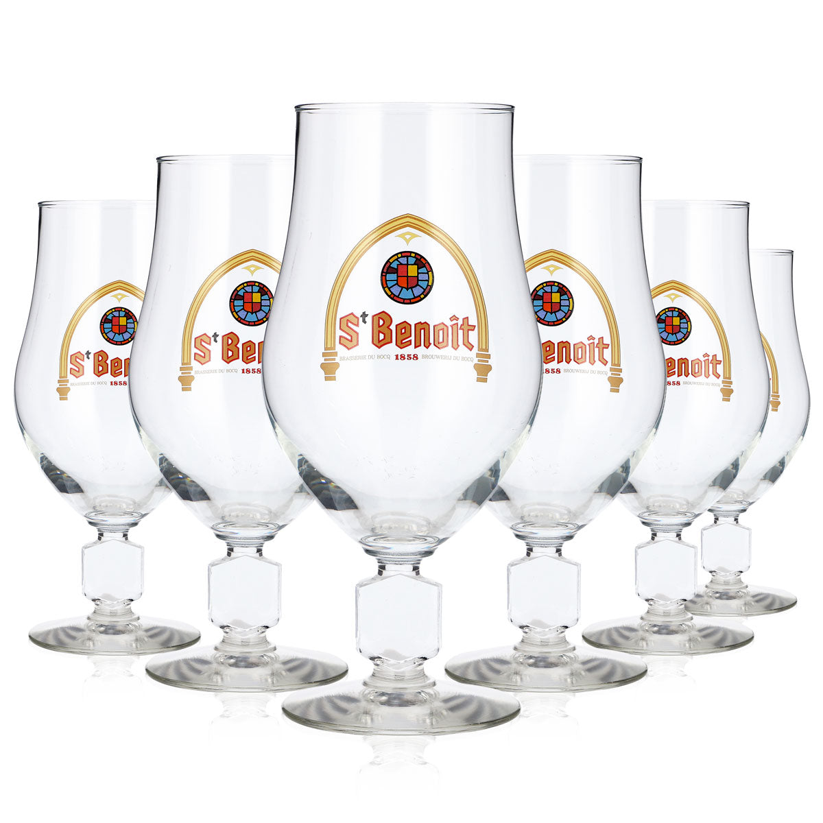 6 bicchieri da birra St. Benoit da 0,47 l (set da 6)
