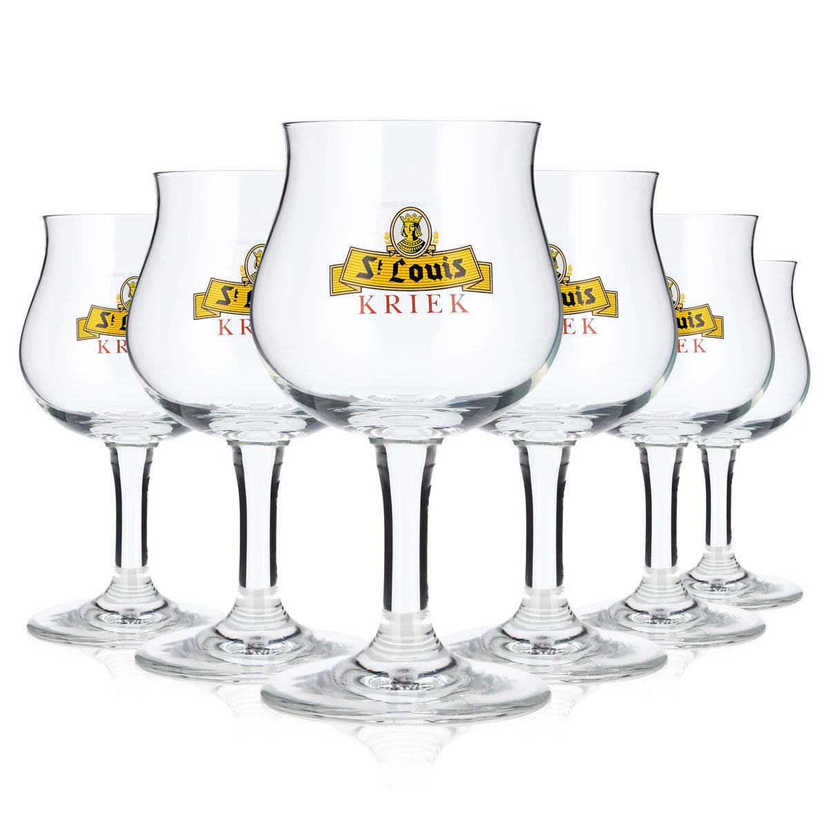 6 bicchieri da birra St. Louis da 0,25 l, modello "Pokal RC Kriek" (set da 6)