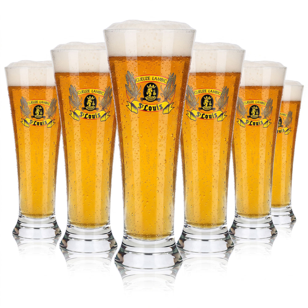 6 bicchieri da birra St. Louis da 0,35 l Gueze Lambic (set da 6)