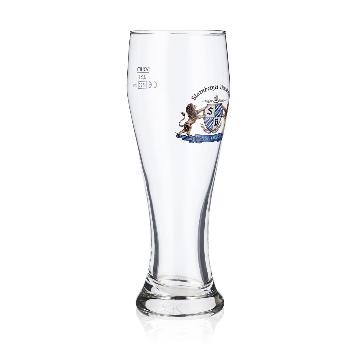 6 bicchieri da birra Starnberger Brauhaus Bicchieri da birra in vetro 0,3 l Bicchiere da birra bianca – Vista 3