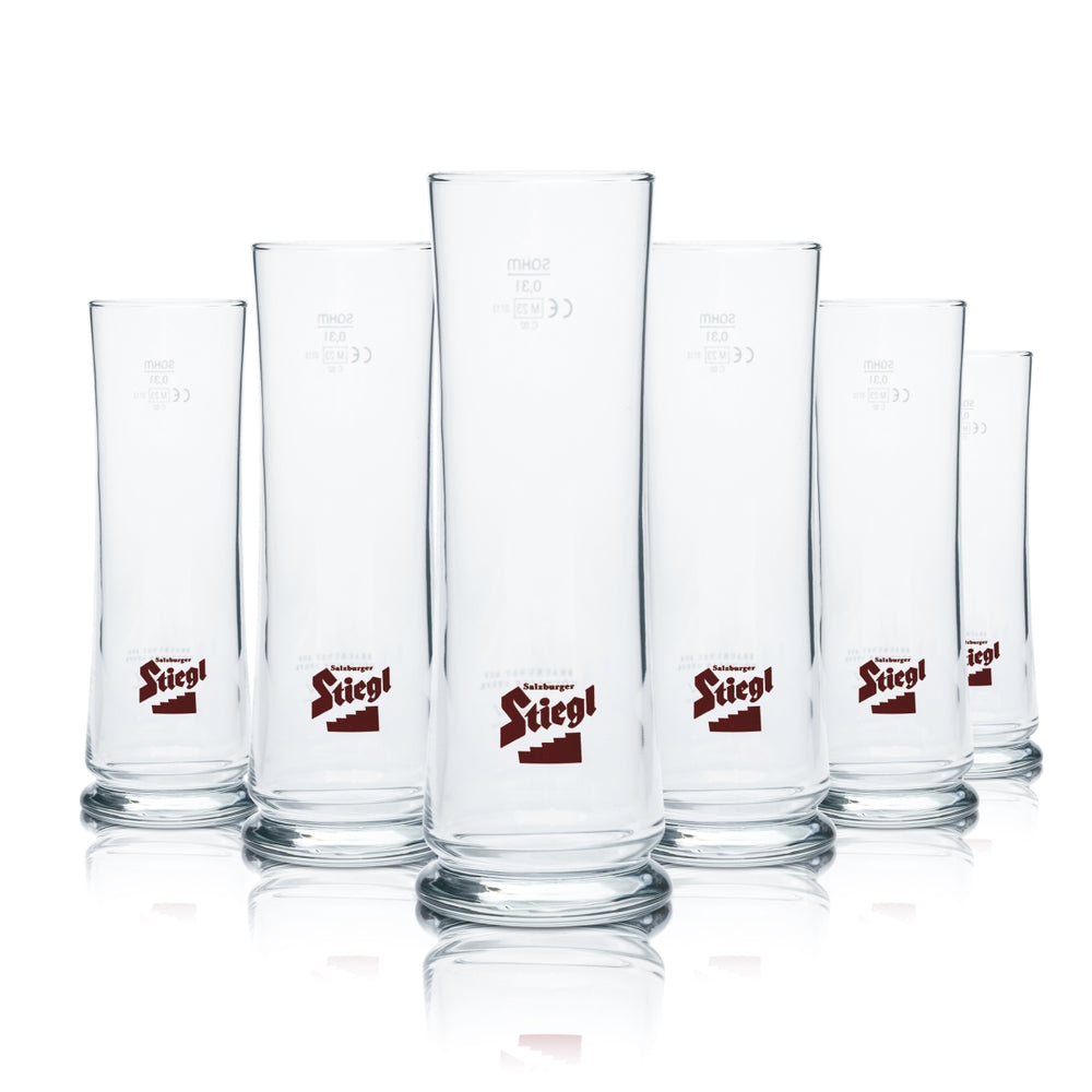 6 bicchieri Stiegl 0,3 l bicchiere a forma di coppa Birrificio Austria Goldbräu Pils