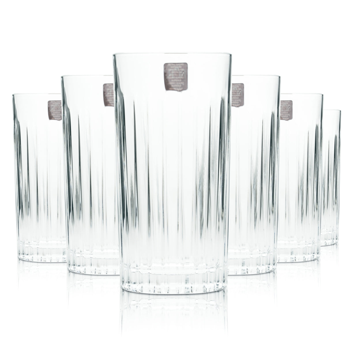 6 bicchieri da cocktail Stolichnaya Vodka 0,4 l Longdrink Relief Cocktail Gastro in cristallo