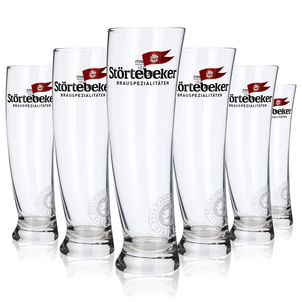 6 bicchieri da birra Störtebeker Segelglas 0,5 l, set di bicchieri per birra artigianale Sydney Design