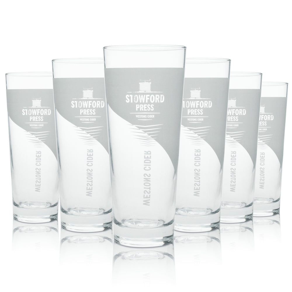 6 bicchieri da long drink Stowford Cider con rilievo 500 ml rastal