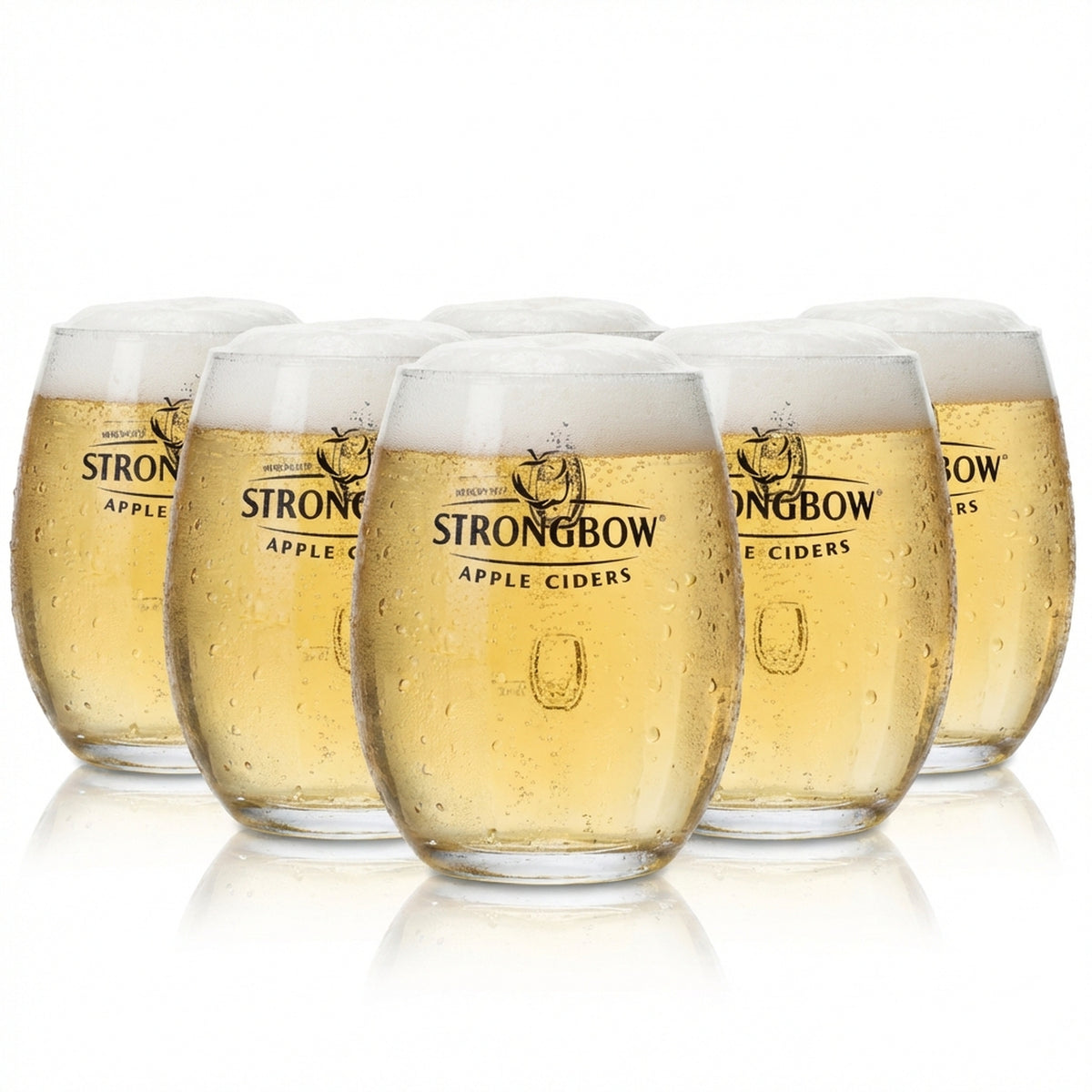 6 bicchieri da birra Strongbow