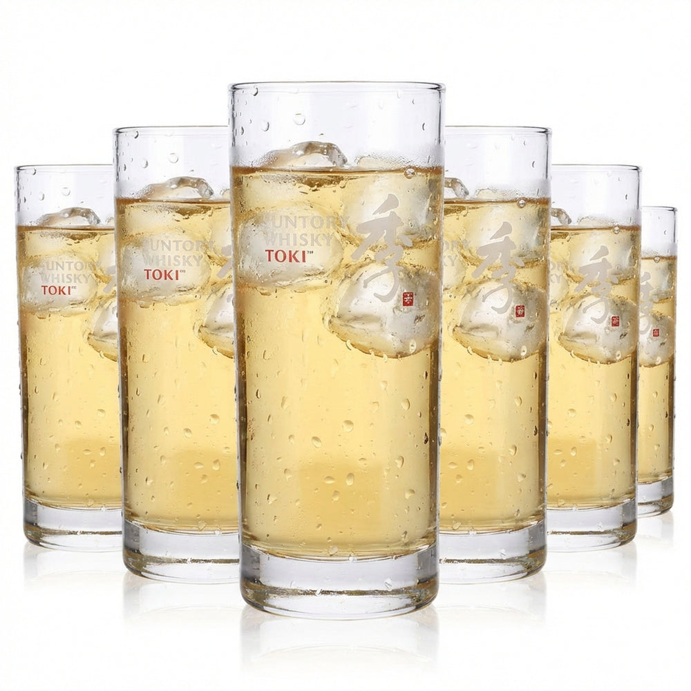 6 bicchieri da whisky Suntory Toki 0,31 l Bicchiere da long drink Libbey Lexington