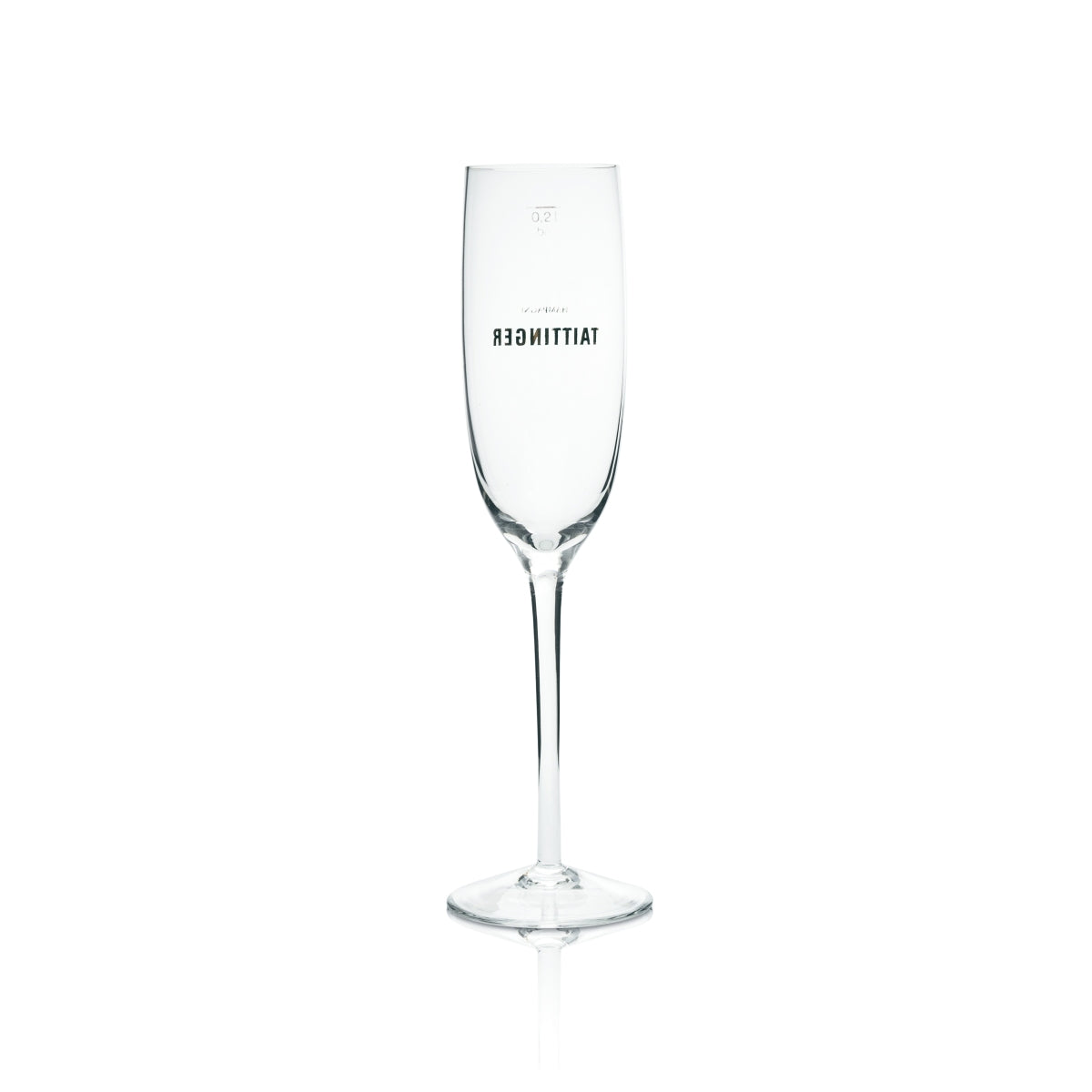 6 bicchieri da champagne Taittinger 0,2 l flûte con calice e bordo dorato – Vista 3