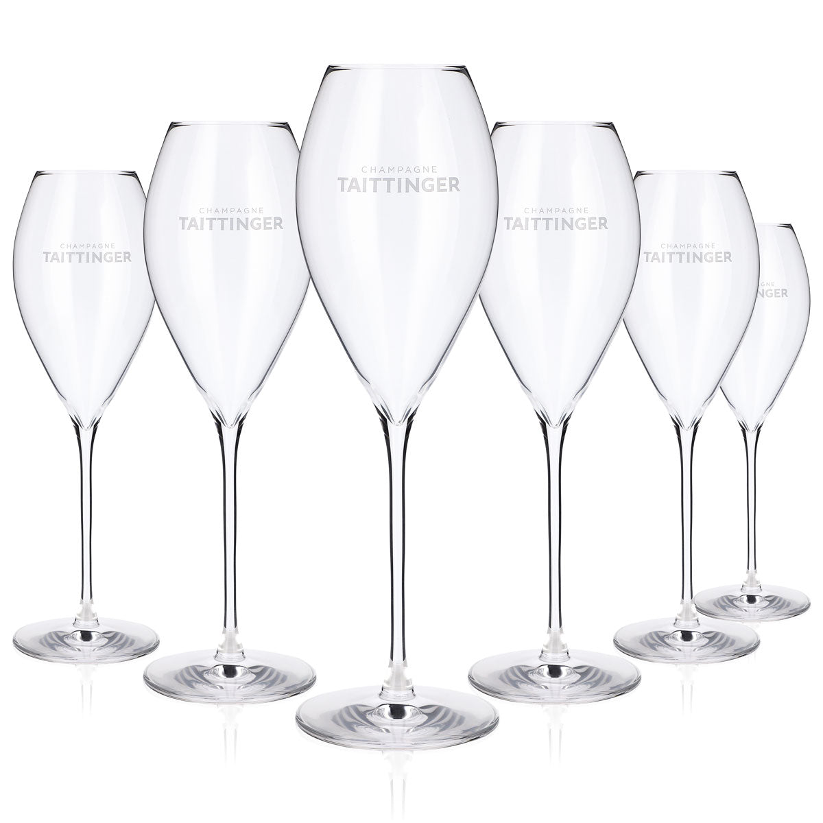 6 bicchieri da champagne Taittinger Flûte Bicchiere da spumante Bicchiere da champagne 30 cl Lehmann Initial