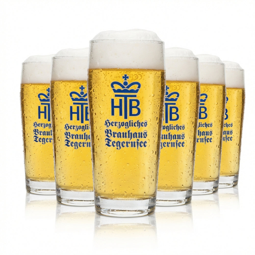 6 bicchieri da birra Tegernsee Willybecher 0,4 l HB