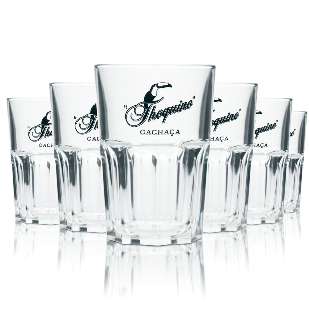 6 bicchieri da cocktail Thoquino Rum 0,3 l per long drink Caipirinha Gastro Bar Mojito