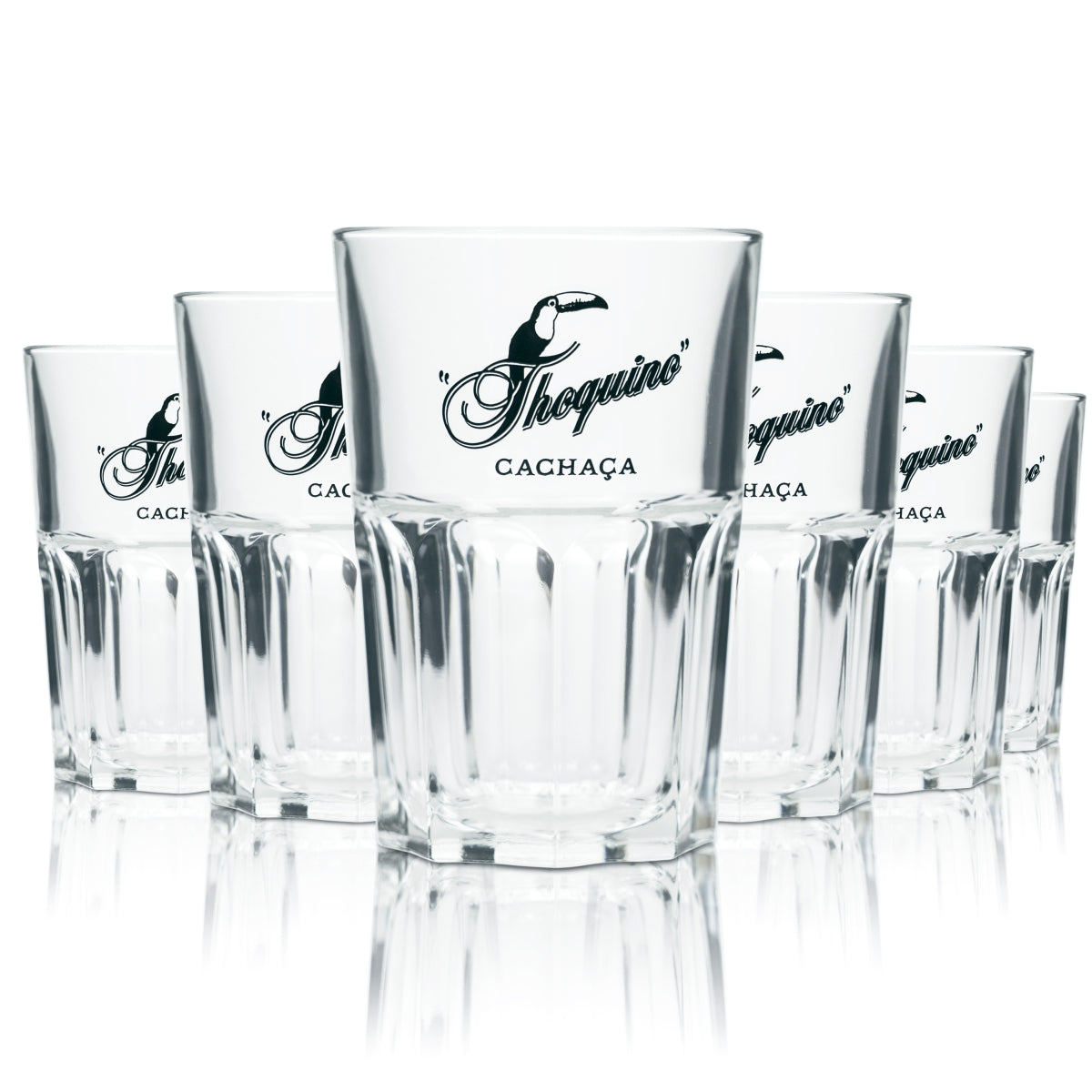 6 bicchieri da cocktail Thoquino Rum 0,3 l per long drink Caipirinha Gastro Bar Mojito