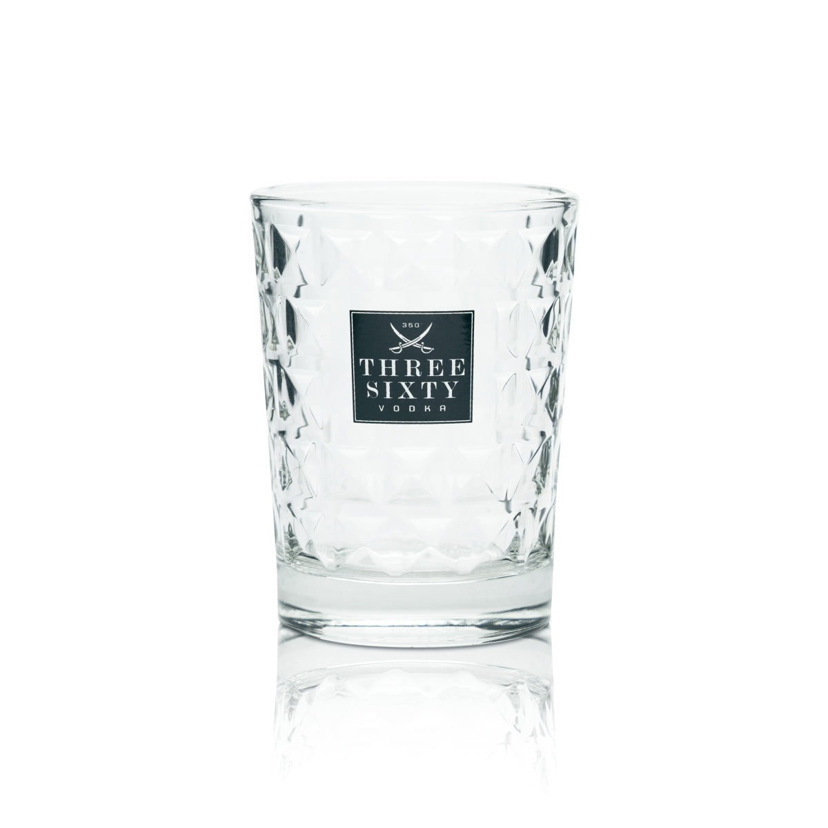 6 bicchieri Three Sixty Vodka 0,2 l Tumbler Bicchieri con rilievo Cocktail Longdrink rotondi – Vista 2