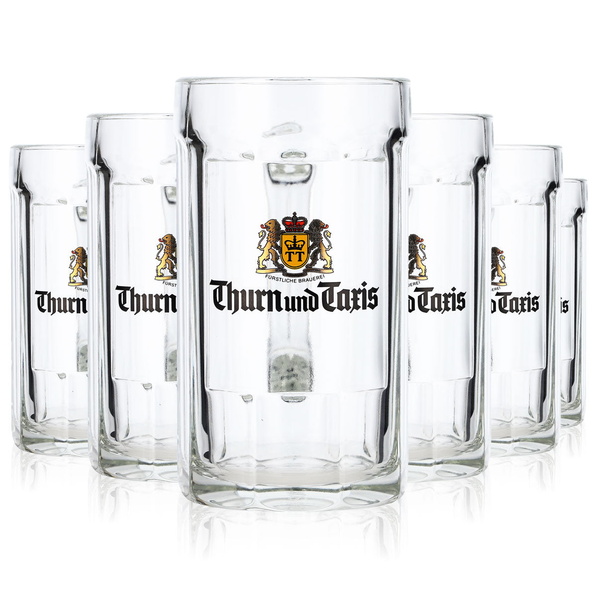 6 bicchieri da birra Thurn & Taxis Bicchieri da birra 0,25 l Bicchiere da birra Seidel con rilievo – Vista 7