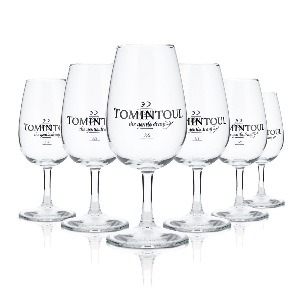 6 bicchieri Tomintoul 0,215 l bicchieri da degustazione per whisky Set di bicchieri da ristorazione