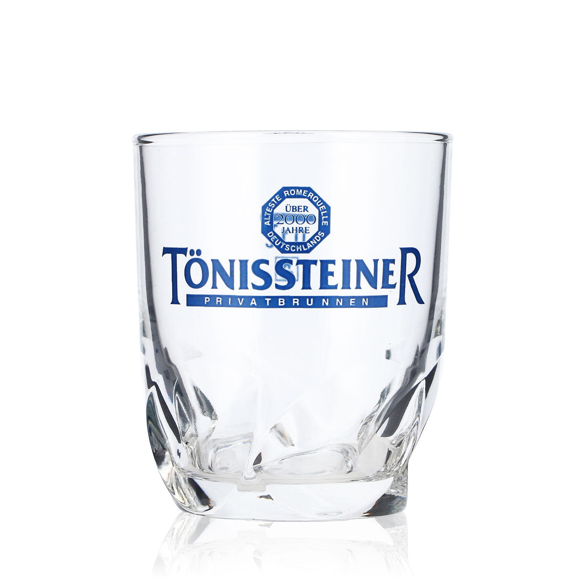 6 bicchieri da acqua Tönissteiner 0,1 l Bicchieri da acqua Tumbler Logo blu – Vista 2