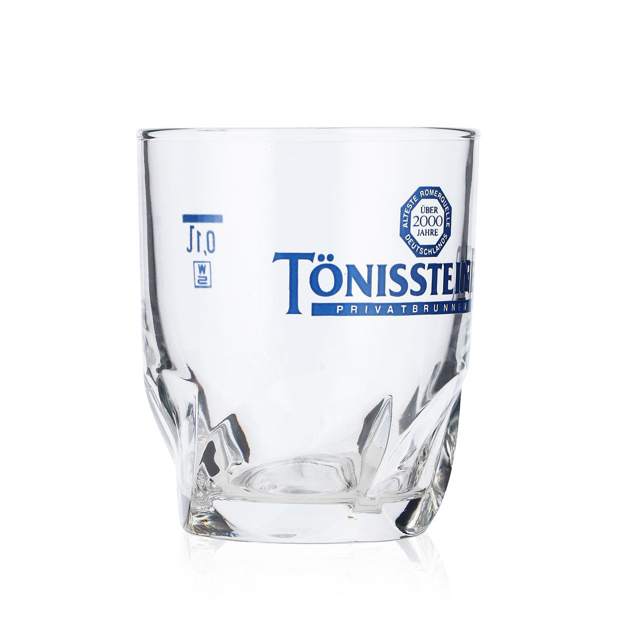 6 bicchieri da acqua Tönissteiner 0,1 l Bicchieri da acqua Tumbler Logo blu – Vista 3