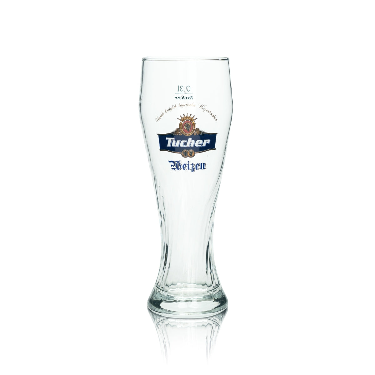 6 bicchieri da birra Tucher 0,3 l Weizen Sahm Bicchieri da birra bianca con lievito e rilievo birraio – Vista 2