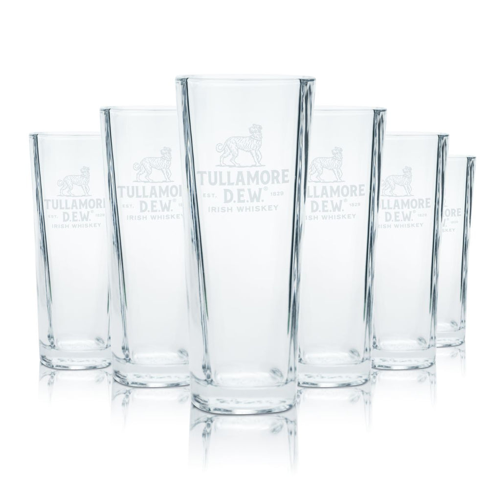 6 bicchieri Tullamore Dew 0,32 l Set di bicchieri highball per whisky long drink