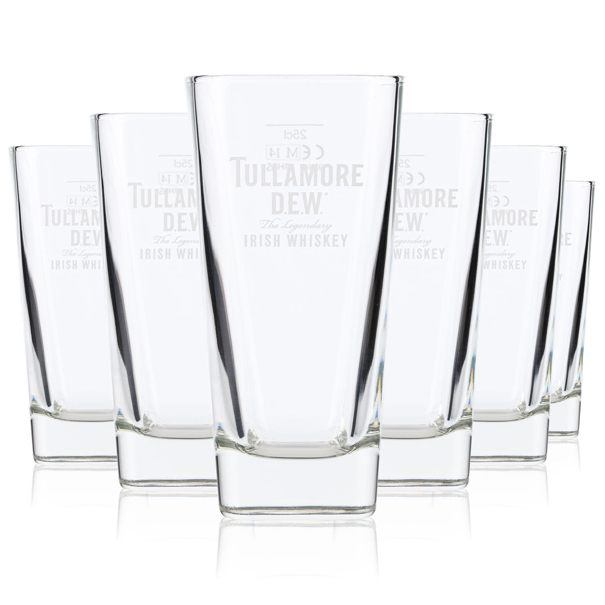 6 bicchieri da whisky Tullamore Dew Bicchiere da long drink 0,25 l  Borgonovo Palladio